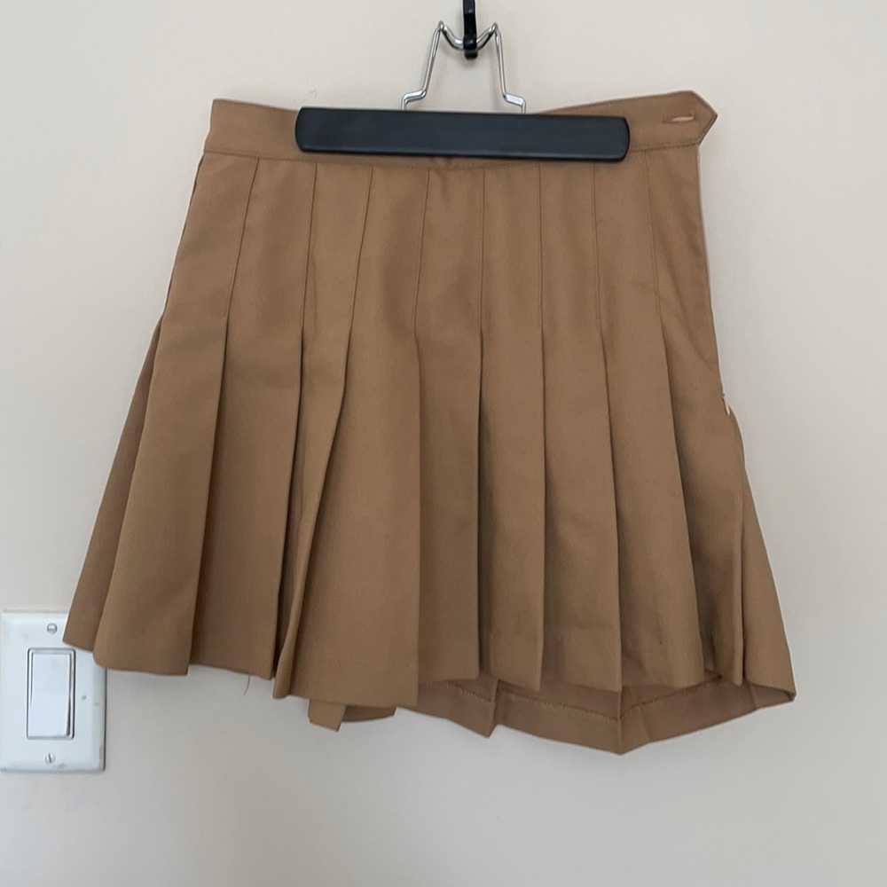 Los Angeles Apparel tennis skirt camel! Size M